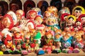 Latvia. Riga. Matryoshka russian dolls in Skarnu street Royalty Free Stock Photo