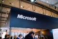 Stand of the Microsoft in CEBIT computer expo