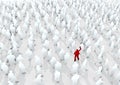 Stand out from the crowd Royalty Free Stock Photo