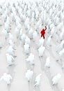 Stand out from the crowd Royalty Free Stock Photo