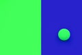 Stand Out in a Crowd Blue and Green Ball Composition Royalty Free Stock Photo