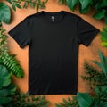 Stand out from the crowd with unique mockup of t-shirt Royalty Free Stock Photo