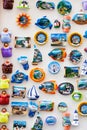 Stand of sea souvenirs