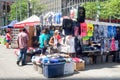 Stand selling T-Shirts with New York symbol in New York City Royalty Free Stock Photo