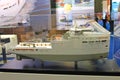 Stand shipbuilding company Damen Royalty Free Stock Photo