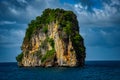 Isolated and Stand Still Rocky Mountain PHI PHI Island Phuket Royalty Free Stock Photo