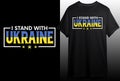 I Stand with Ukraine Choose peace Pray for Ukraine T-shirt design