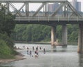 Stand Up Paddle Boarding On The North Saskatchewan