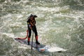 Stand up Paddleboarding in the Adige River - Verona Italy