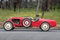 1927 Standard 14/28 Boattail driving on country road