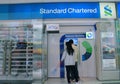 Standard Chartered Bank in hong kong Royalty Free Stock Photo