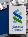 Standard Chartered Bank Signboard At Ipoh Oldtown Royalty Free Stock Photo