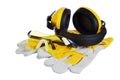 Standard construction safety equipment Royalty Free Stock Photo