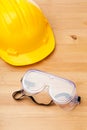 Standard construction safety equipment Royalty Free Stock Photo