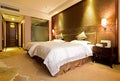 The standard double room in a hotel Royalty Free Stock Photo