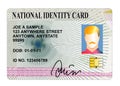 Standard Identification card