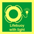 IMO SOLAS IMPA Safety Sign Image - Lifebuoy light