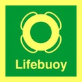 IMO SOLAS IMPA Safety Sign Image - Lifebuoy