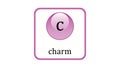 Charm quark icon
