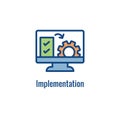 Standard Procedures for Operating a Business - Manual, Steps, & Implementation including outline icon sop