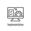 Standard Procedures for Operating a Business - Manual, Steps, & Implementation including outline icon sop