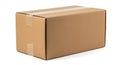 E-commerce brown delivery package ready to ship Royalty Free Stock Photo