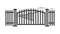 Standard Security Gate Icon, Controlled Access Point, vector design Generative AI Royalty Free Stock Photo