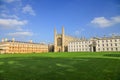 Standard view of King`s College in Cambridge University Royalty Free Stock Photo