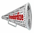 Standardize Bullhorn Megaphone Common Testing