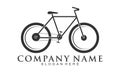 Standart bike illustration vector logo