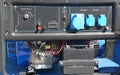 Standby generator - outdoor power equipment. Portable generator standby generator control panel