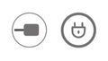 Standby mode power button icon illustration , vector design Generative AI Royalty Free Stock Photo