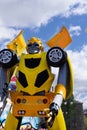 Standee of Movie Bumblebee displays at the theater