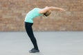 Standing Backward Bend pose