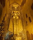 Standing Buddha Kakusandha North facing Royalty Free Stock Photo