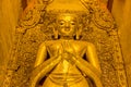 Standing Buddha, Kakusandha - North facing Royalty Free Stock Photo