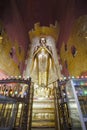 Standing Buddha Kassapa at the Ananda temple adorned in Bagan, Myanmar. Royalty Free Stock Photo