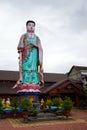 Standing Buddha in pagoda yard
