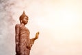 standing buddha statue Royalty Free Stock Photo