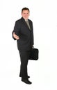 Standing Businessman - Welcome Royalty Free Stock Photo