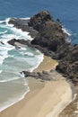 Cape Reinga Te Rerenga Wairua where the spirits leap-off Royalty Free Stock Photo