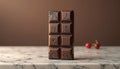 A photo of chocolate bar on a table Royalty Free Stock Photo