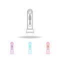 standing clock with a pendulum line icon. Clock Icon. Premium quality graphic design. Signs, symbols collection, simple icon for w