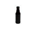 standing dark glass bottle mockup