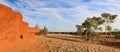 Dry river creek bed Central Australia