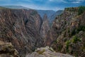 Standing at the edge of the Cross Fissures Viewpoint