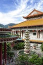 Buddhist chinese architecture of Kek Lok Si temple, situated in Air Itam in Penang, Malaysia Royalty Free Stock Photo