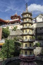 Buddhist chinese architecture of Kek Lok Si temple, situated in Air Itam in Penang, Malaysia Royalty Free Stock Photo