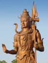 Standing Lord Shiva Statue from Haridwar India Royalty Free Stock Photo