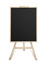 Standing menu blackboard isolated with clipping path included Royalty Free Stock Photo